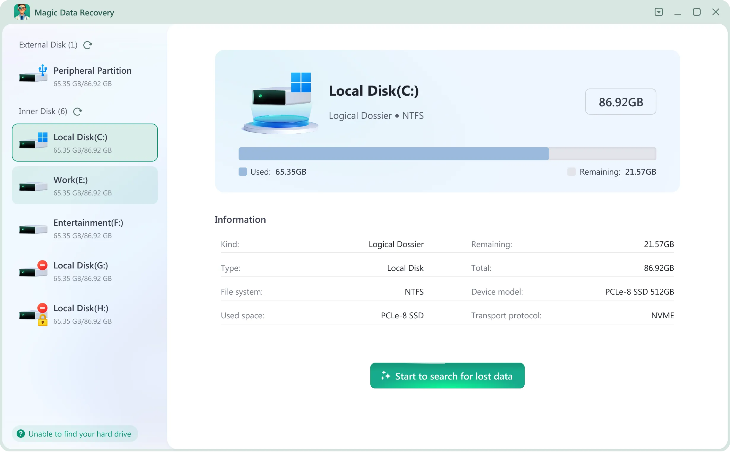 Amagicsoft Magic Data Recovery Technician v3.12.6.147