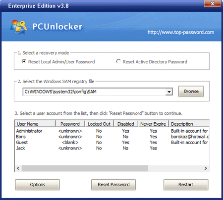PCUnlocker Enterprise Edition UEFI – BitLocker UEFI Bootable ISO v6.1