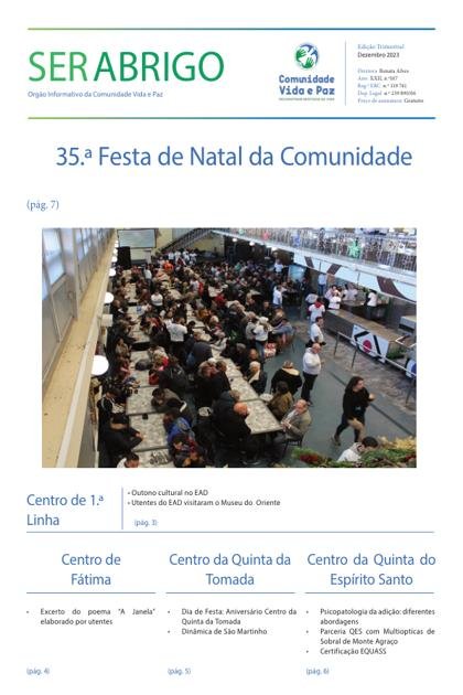 Ser Abrigo – Dezembro 2023
