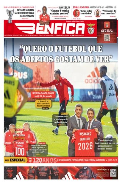 O Benfica – 13/09/2024