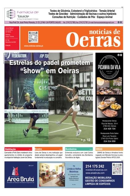 Notícias de Oeiras – Novembro 2024