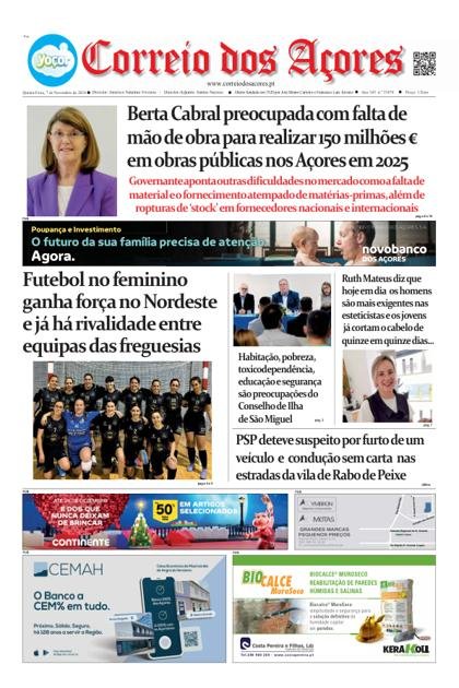 Correio dos Açores – 7/11/2024