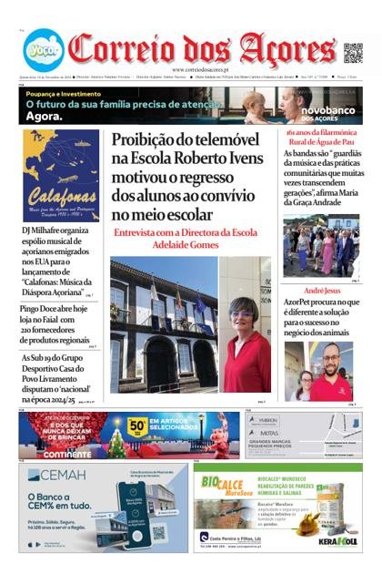 Correio dos Açores – 14/11/2024