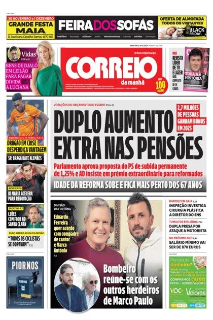 Correio da Manhã – 29/11/2024