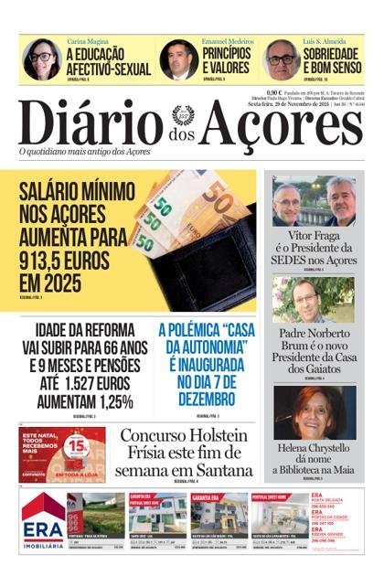Diário dos Açores – 29/11/2024