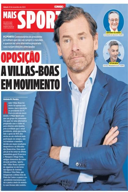 Correio da Manhã Mais Sport – 30/11/2024