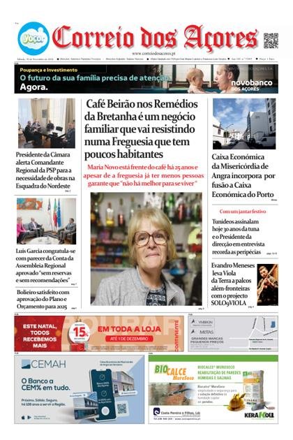 Correio dos Açores – 30/11/2024