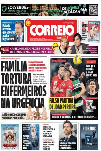Correio da Manhã – 1/12/2024