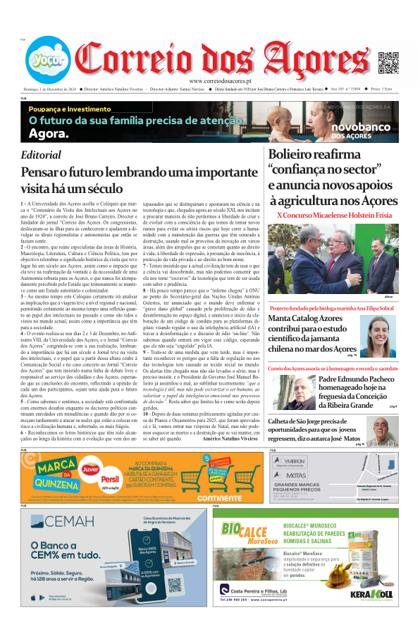Correio dos Açores – 1/12/2024