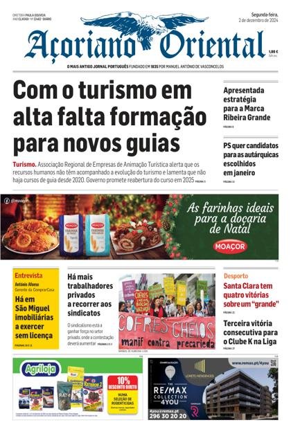 Açoriano Oriental – 2/12/2024