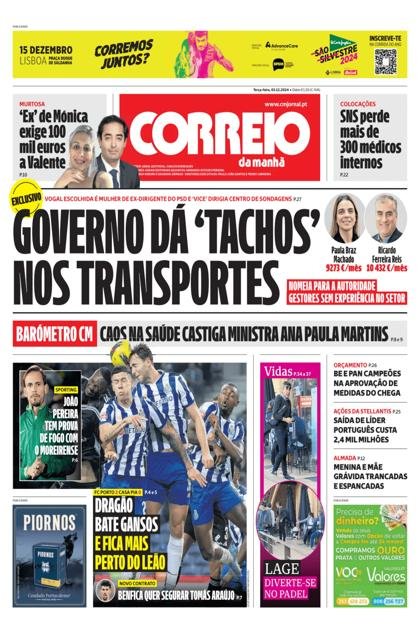 Correio da Manhã – 3/12/2024