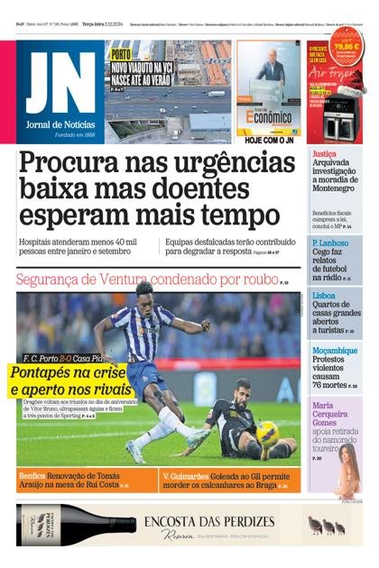 Jornal de Notícias – 3/12/2024