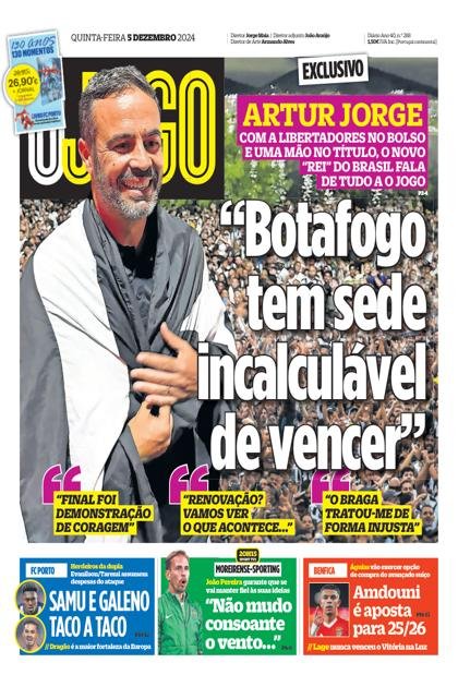 O Jogo – 5/12/2024