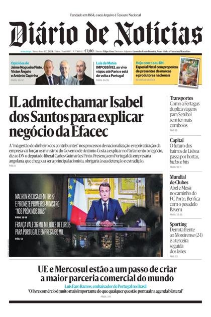 Diário de Notícias – 6/12/2024