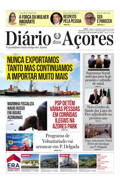 Diário dos Açores – 6/12/2024
