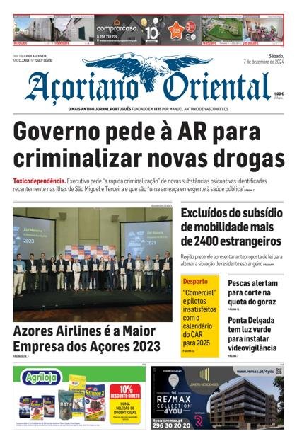 Açoriano Oriental – 7/12/2024