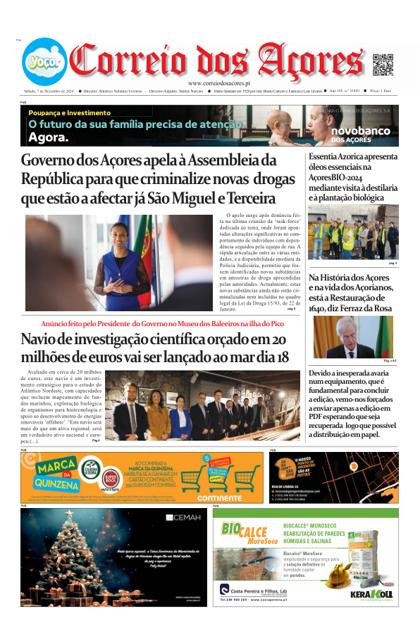 Correio dos Açores – 7/12/2024
