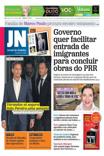 Jornal de Notícias – 7/12/2024