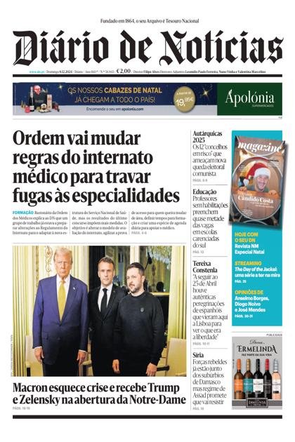 Diário de Notícias – 8/12/2024
