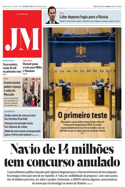 Jornal da Madeira – 9/12/2024