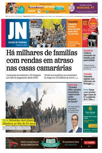 Jornal de Notícias – 9/12/2024