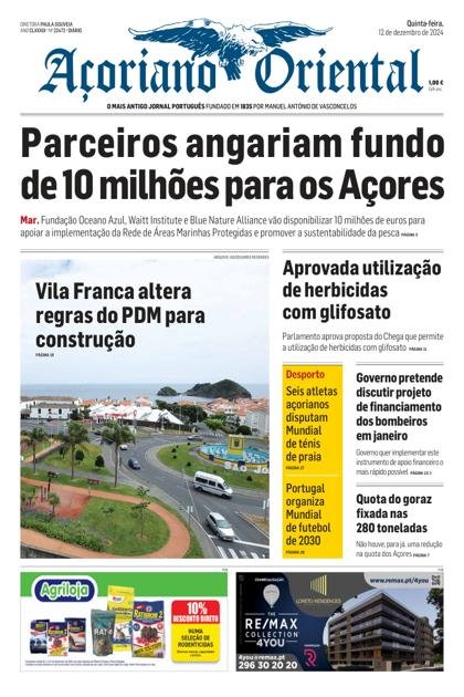 Açoriano Oriental – 12/12/2024
