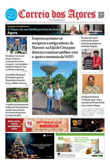 Correio dos Açores – 13/12/2024