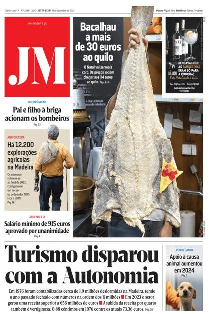 Jornal da Madeira – 13/12/2024