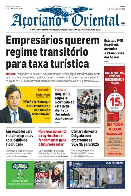 Açoriano Oriental – 14/12/2024