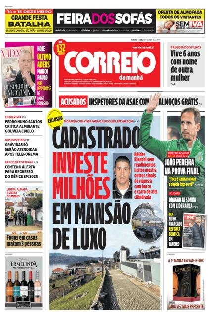 Correio da Manhã – 14/12/2024