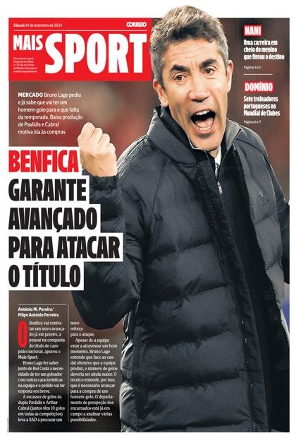 Correio da Manhã Mais Sport – 14/12/2024