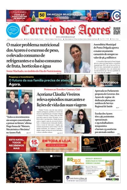 Correio dos Açores – 14/12/2024