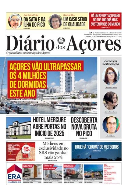 Diário dos Açores – 14/12/2024