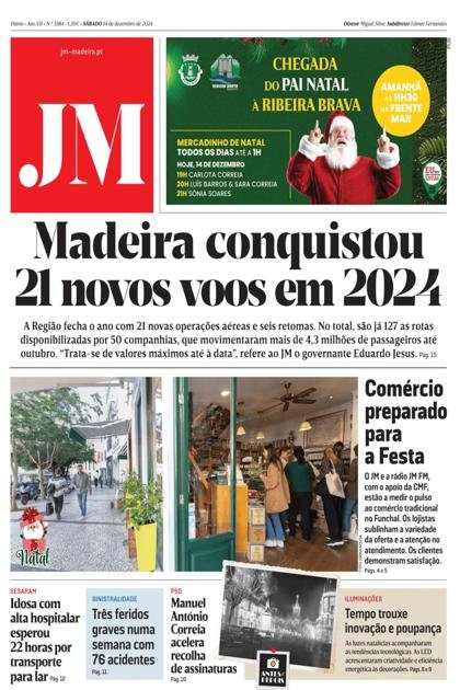 Jornal da Madeira – 14/12/2024