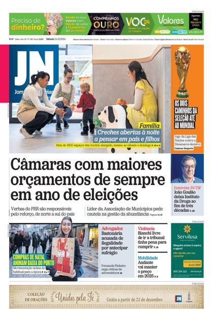 Jornal de Notícias – 14/12/2024