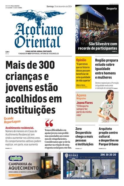 Açoriano Oriental – 15/12/2024