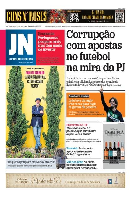 Jornal de Notícias – 15/12/2024