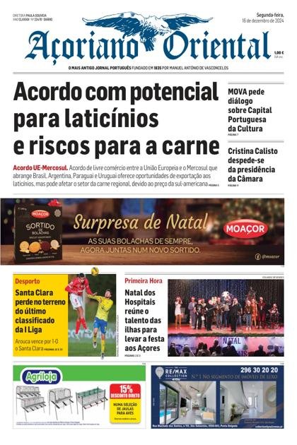 Açoriano Oriental – 16/12/2024