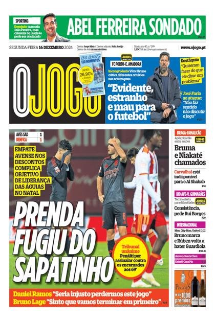 O Jogo – 16/12/2024
