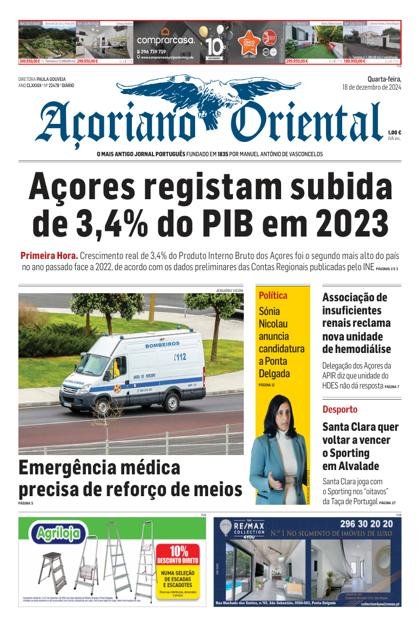 Açoriano Oriental – 18/12/2024