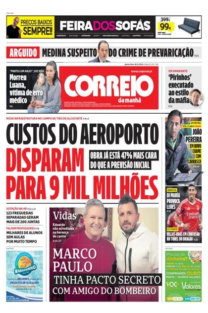 Correio da Manhã – 18/12/2024