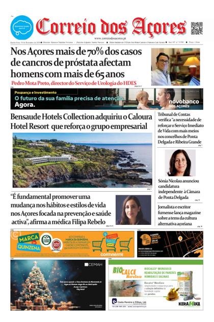 Correio dos Açores – 18/12/2024