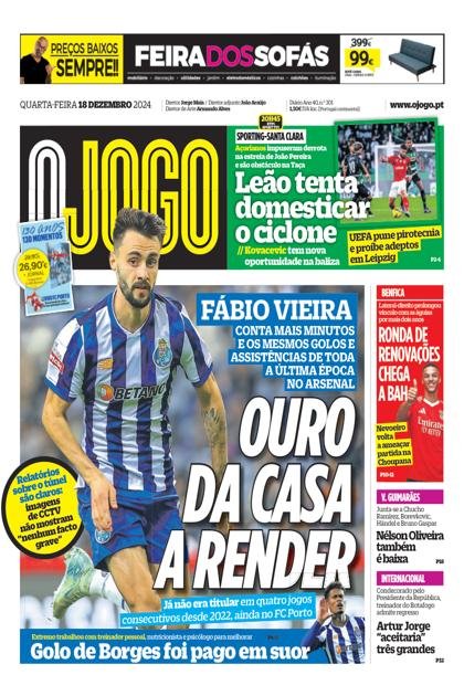 O Jogo – 18/12/2024