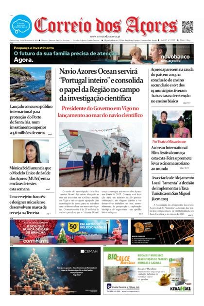 Correio dos Açores – 19/12/2024