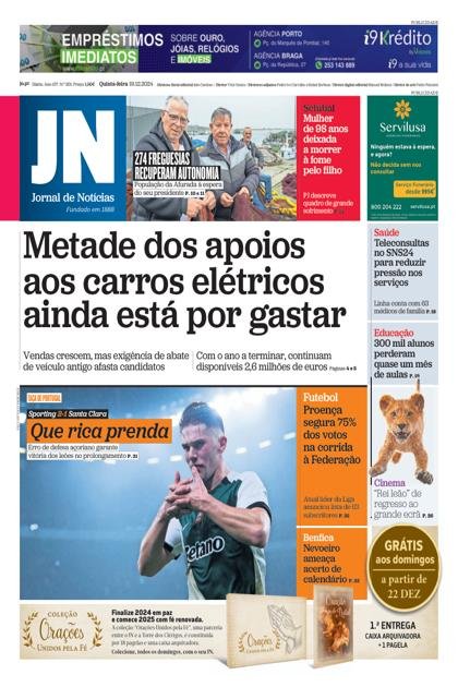 Jornal de Notícias – 19/12/2024