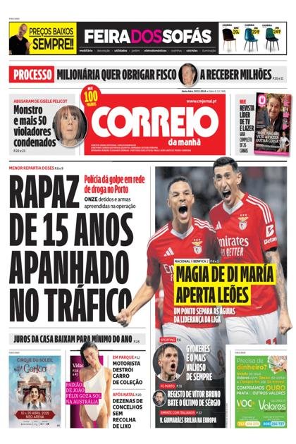 Correio da Manhã 1 – 20/12/2024