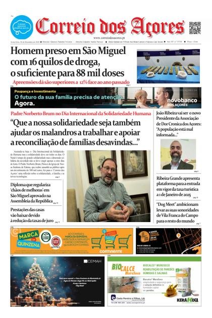 Correio dos Açores – 20/12/2024