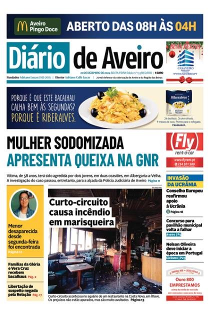 Diário de Aveiro – 20/12/2024