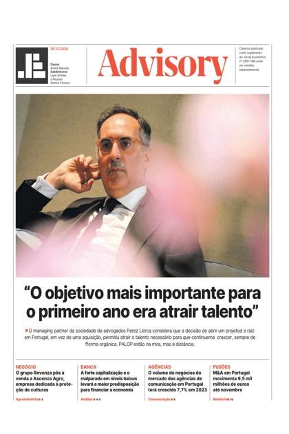 Jornal Económico 2 Advisory – 20/12/2024