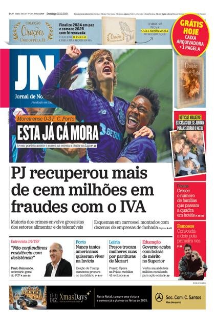 Jornal de Notícias – 22/12/2024
